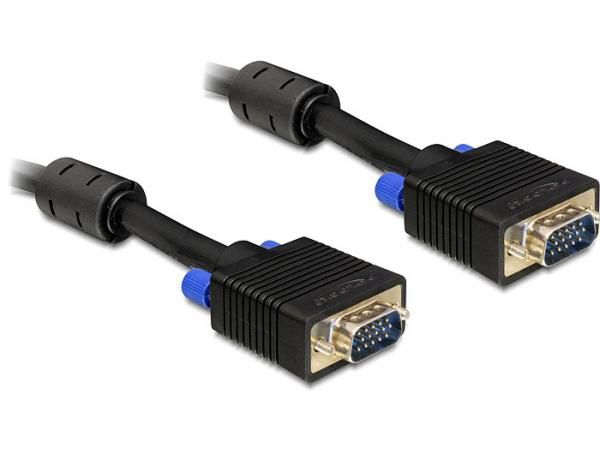 Delock 3m VGA Cable, M/M, Black - W124335625