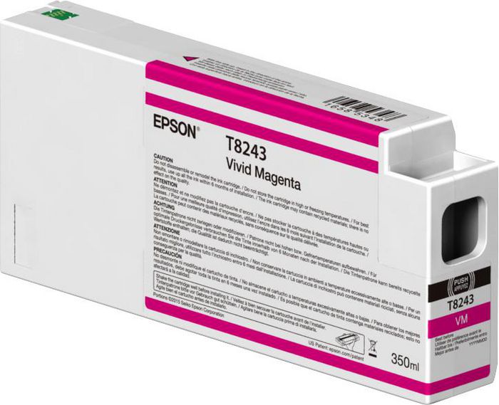 Epson Singlepack Vivid Magenta T824300 UltraChrome HDX/HD 350ml - W124346722