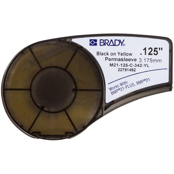 Brady PermaSleeve Heat-shrink Polyolefin Sleeve for BMP21-PLUS 6 mm x 6 mm X 2.10 m - W124362213