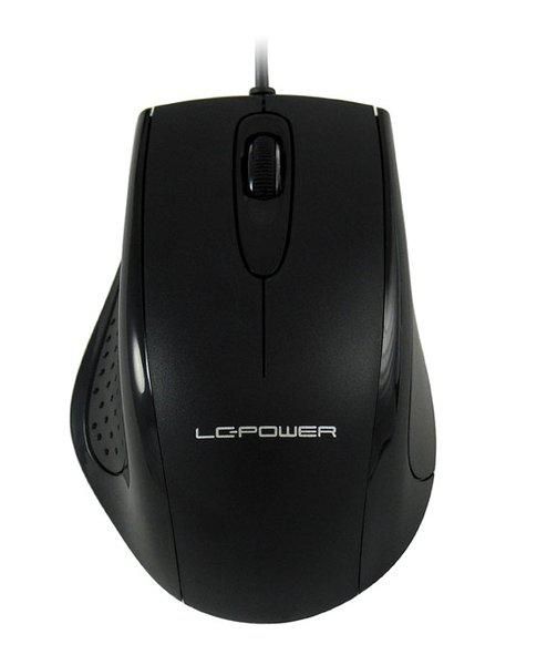 LC-POWER Optical Mice, Cable 1.45m, Black - W124362303