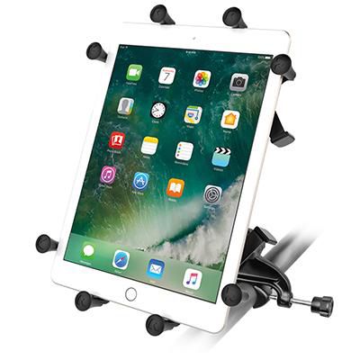 RAM Mounts RAM X-Grip Mount with Yoke Clamp Base for 9"-10" Tablets - W124370335