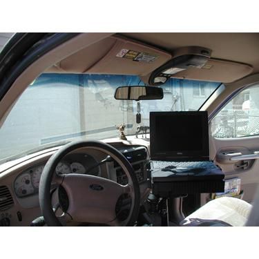 RAM Mounts RAM No-Drill Laptop Mount for '94-12 Ford Ranger + More - W124370605