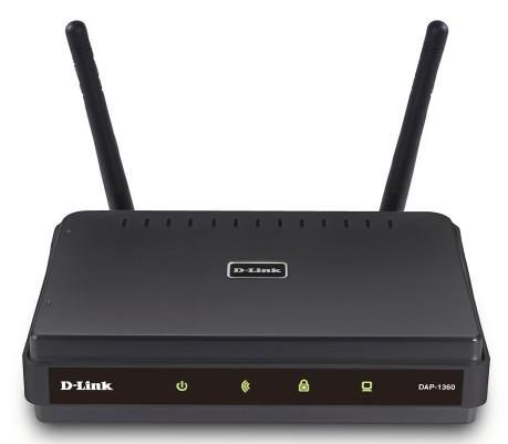 D-Link DAP-1360 - 2.4-2.4835 GHz, 802.11 b/g/n, 1x 10/100BASE-TX, WPA-PSK/WPA2-PSK/WEP, QOS, 229g, EU power plug - W124348448