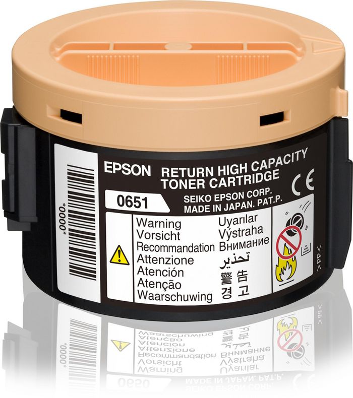 Epson Return High Capacity Toner Cartridge Black 2.2k - W124346624