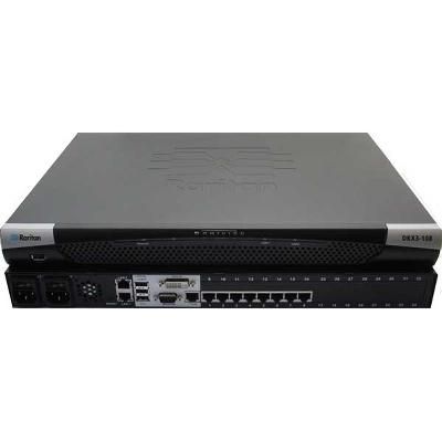 Raritan 8-port KVM-over-IP switch, 1 remote user, 1 local user - W124348695
