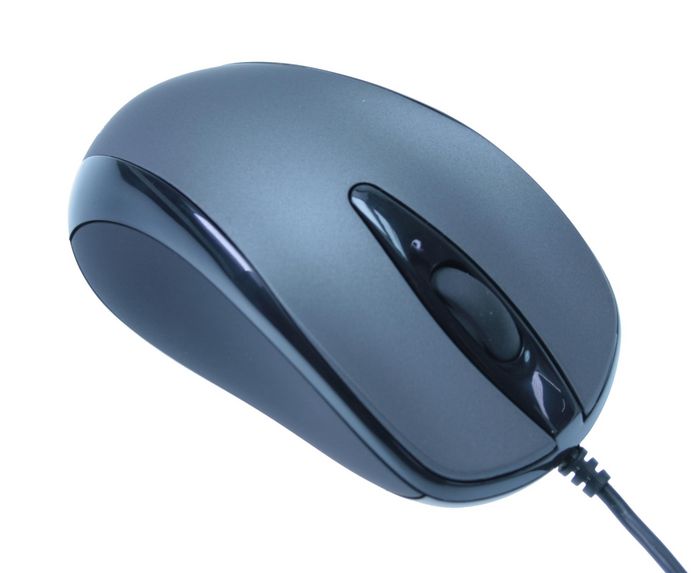 MediaRange MediaRange Optical 3-button mouse, wired, black/grey - W124364450
