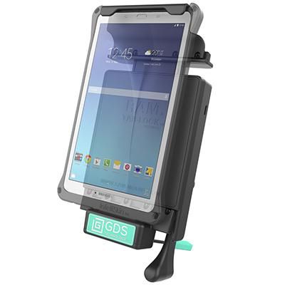 RAM Mounts GDS Locking Vehicle Dock with Audio Cable for Samsung Tab E 8.0 - W124370536