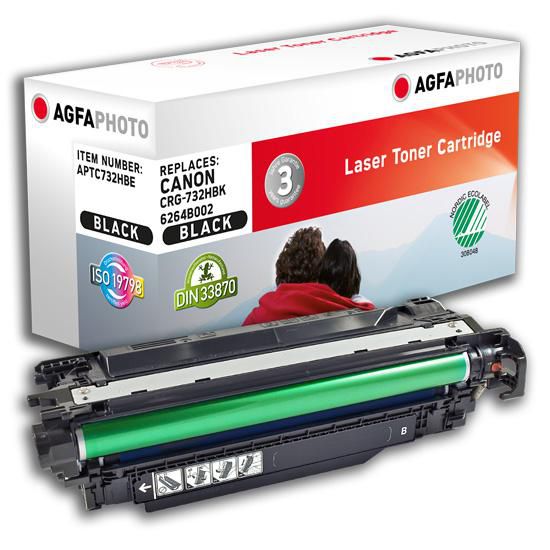 AgfaPhoto Toner Cartridge for Canon i-SENSYS LBP7780Cx, 12000 pages, Black - W124345300