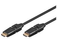 MicroConnect HDMI 1.4 Cable, 360° rotatable, 3m - W124356297