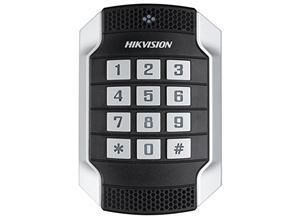 Hikvision Leitor de proximidade antivandálico com teclado para cartões Mifare IK10 IP65 12V série Pro 1104 - W124348875