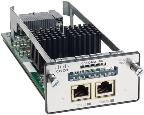 Cisco 10GBASE-T Network Module, 2x Ports, Spare - W124346836