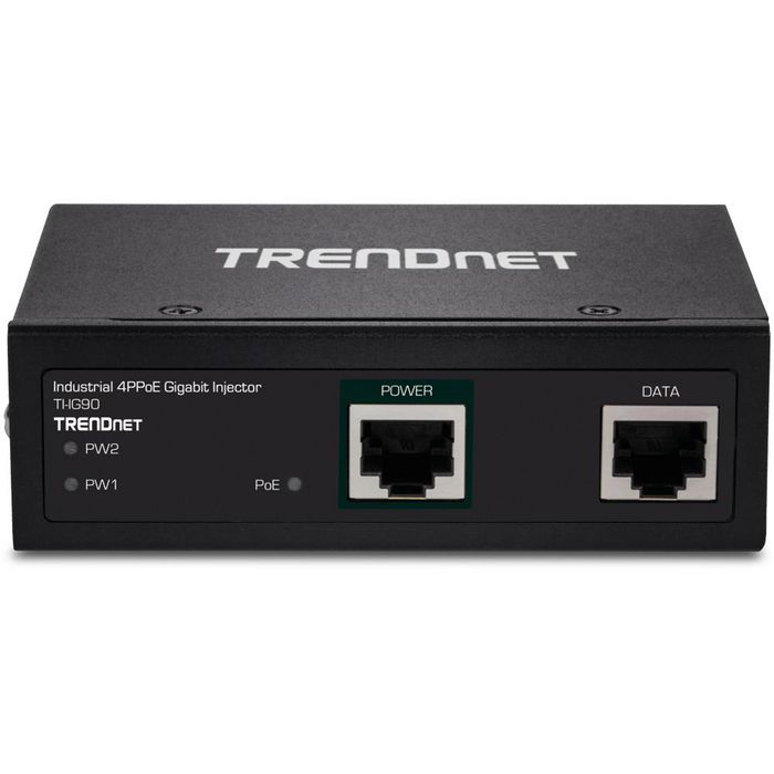 TRENDnet TI-IG90 Hardened Industrial 90W Gigabit 4PPoE Injector - W124376216