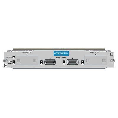 Hewlett Packard Enterprise 2x open transceiver slots, 2x 10-Gigabit Ethernet Ports (IEEE 802.3ak TYPE 10GBASE-CX4), 700 g, White - W125273251