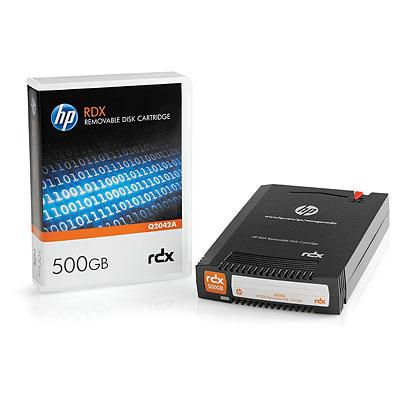 Hewlett Packard Enterprise HP RDX 500GB Removable Disk Cartridge - W124669526