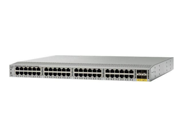 Cisco 176 Gbps, 131 mpps, 48 RJ-45 100BASE-T/1000BASE-T, 4x10GE, 2PS, 1 Fan Module, includes 8 Fabric Extender Transceivers, 8.0 kg - W124365992
