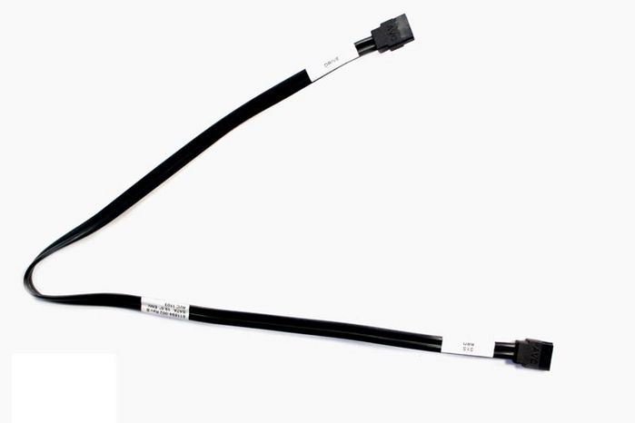 HP SATA hard drive data cable - Has 2 straight ends, length is 483mm (19-in) long - W124827698