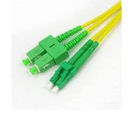 MicroConnect Optical Fibre Cable, LC-SC, Singlemode, Duplex, OS2 (Yellow) 2m - W124350514