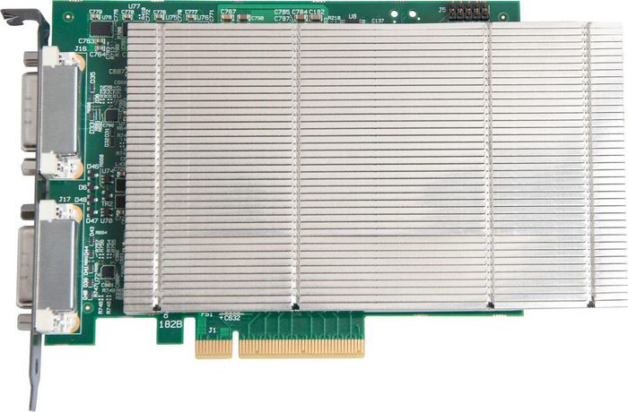 Datapath VisionSC-HD4+, PCIe x8, 768 MB, 2x DSM-59, 6.4 GB/s, 110x177 mm, 2x DVI cables - W124378103