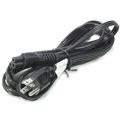 HP AC power cord (Black) - 3-wire, 18 AWG, 1.8m (6.0ft) long - Has straight (F) C5 receptacle (Europe, Middle East, and Africa) - W124381591