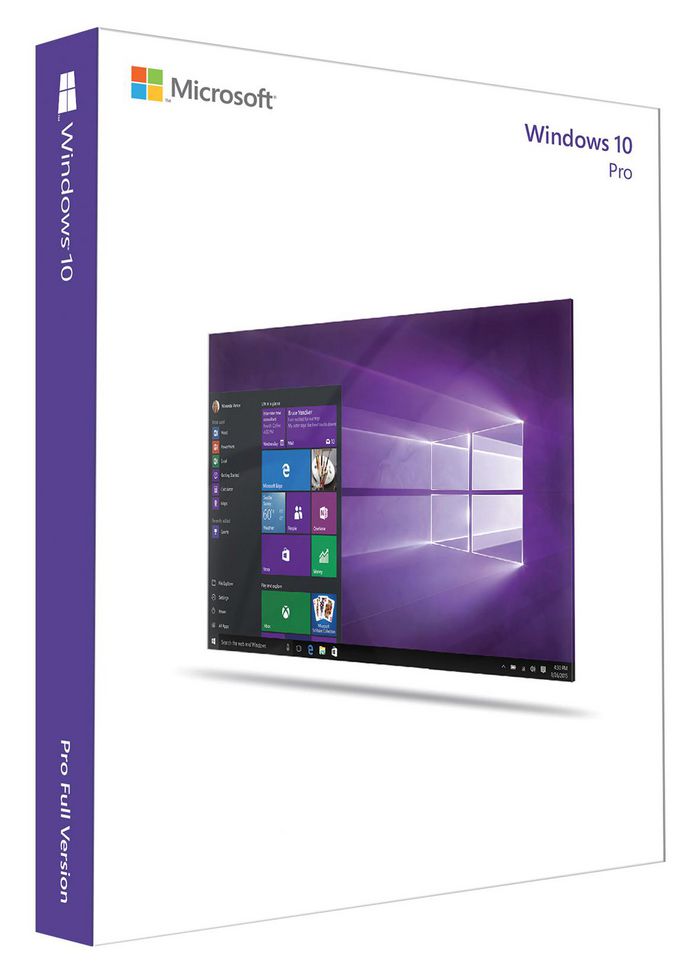 Microsoft Windows 10 Pro 64-Bit, OEM, DVD, Multi language - W124383078
