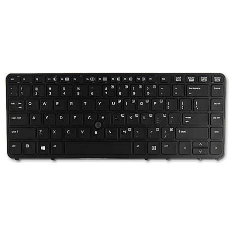 HP Backlit keyboard with pointing stick (Italy) - W124393686