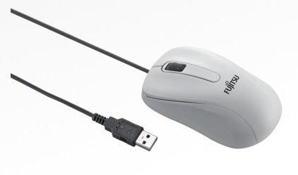 Fujitsu Mouse M520, USB, 1000 dpi, 1.85m, Grey - W124383626