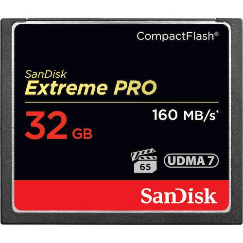 Sandisk 32GB, 160 MB/s, CompactFlash - W124383639