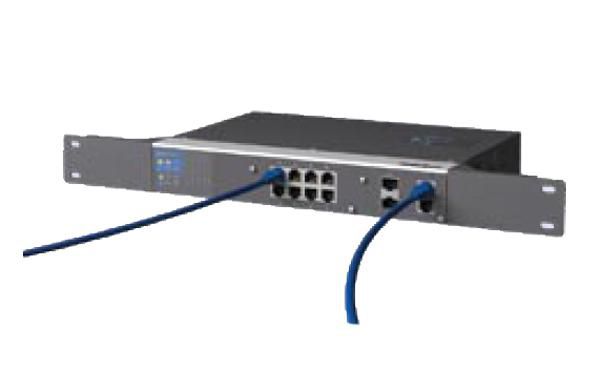 Moxa IEC 61850-3, 1U, Managed, 1 slot Fast Ethernet, 1 slot Fast Ethernet/Gigabit Ethernet, 1 x Isolated PSU, -40 - 85ﾟC (Cabling on front panel) - W124315013