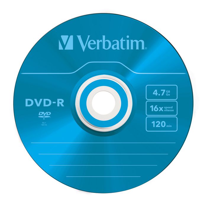 Verbatim DVD-R Colour, 16x, 5pcs - W124315044