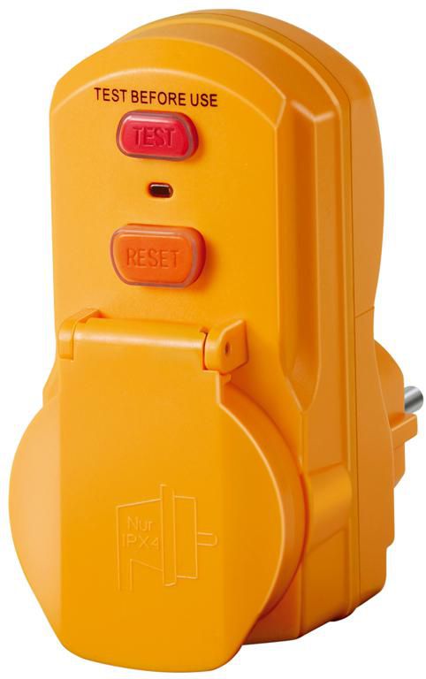 Brennenstuhl Input current: 16 A, Input voltage: 230 V. Type: A-type, International Protection (IP) code: IP54, Product colour: Yellow - W124384790