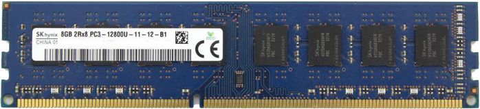 Hynix 8GB, 240pin DDR3L SDRAM Unbuffered DIMM, 1600 MHz - W124390012