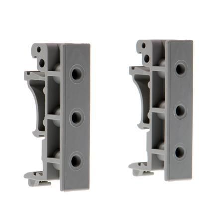 Brainboxes Din-rail mounting kit for 2 port ES/US, Retail Pack - W124390301