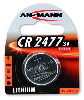 ANSMANN 3V CR2477 Lithium Battery, Blister - W124381417