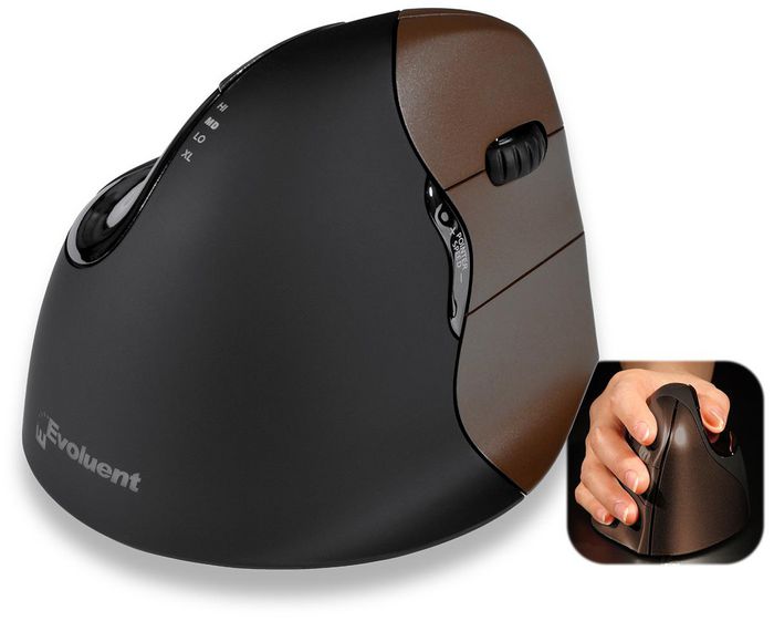 Evoluent VerticalMouse 4 Small Wireless, USB - W124378145