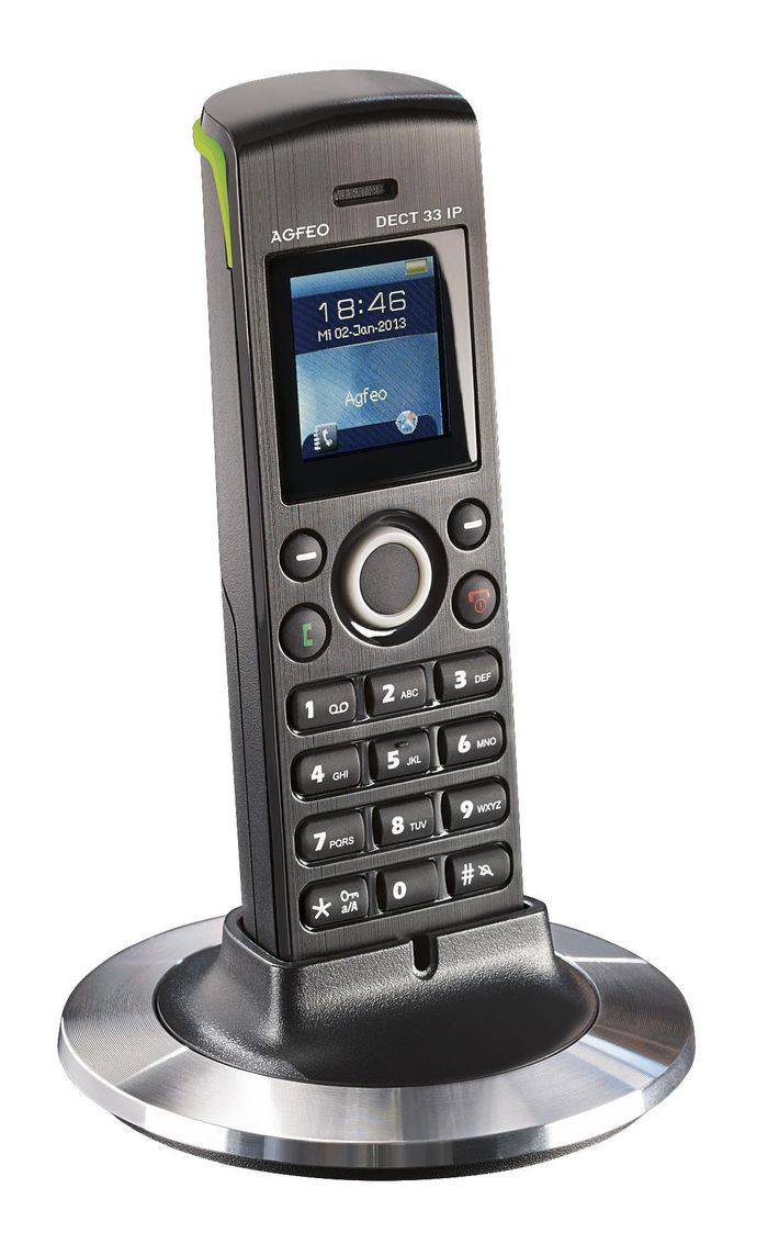 AGFEO Telefon DECT33 IP schwarz - W125741321
