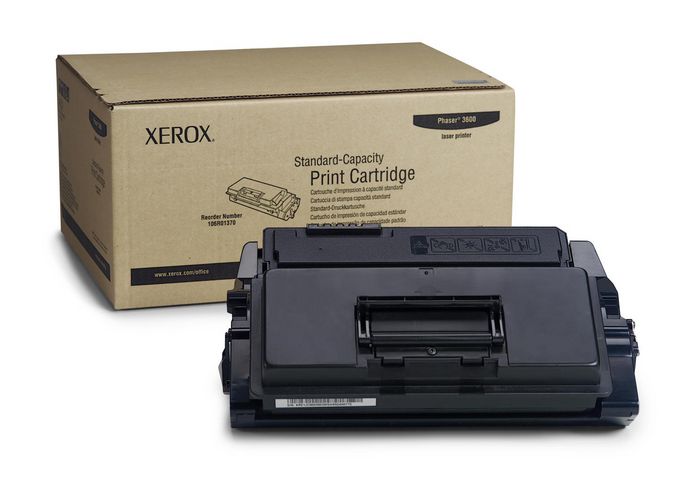 Xerox Xerox Genuine Phaser 3600 Standard Capacity Toner Cartridge - 106R01370 - W124397888