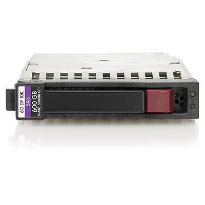 Hewlett Packard Enterprise 600GB hot-plug dual-port SAS hard drive - 10,000 RPM, 6Gb/sec transfer rate, 2.5-inch small form factor (SFF), Enterprise, SmartDrive Carrier (SC) - Not for use in MSA products - W124529594