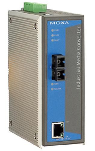 Moxa Industrial Ethernet-to-fiber media converters - W124412039