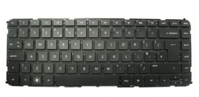 HP Keyboard (German), Black - W124429592
