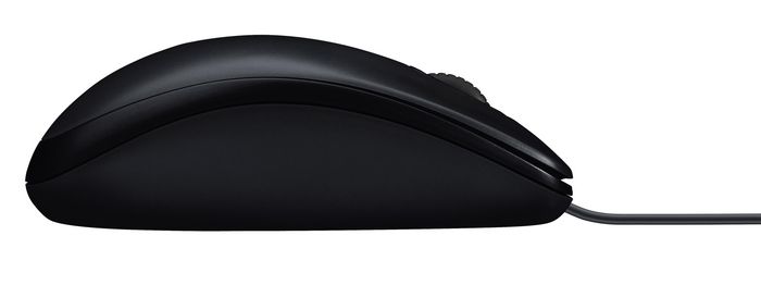 Logitech M90 optical corded USB mouse black - W124438695