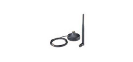 Moxa 2.4 GHz, high-gain, RP-SMA (male), omnidirectional, indoor, rubber-duck antennas with 1.5 m cables - W124414660