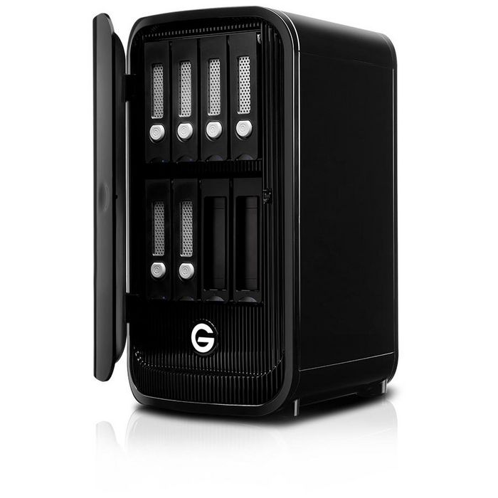 G-Technology G-SPEED Studio XL w/ ev Series Bay Black EMEA, 2x Thunderbolt 2, 6x 3.5", RAID, 18000GB - W124396638