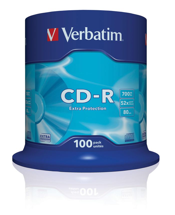 Verbatim CD-R Extra Protection, 700MB, 52x - W124415001