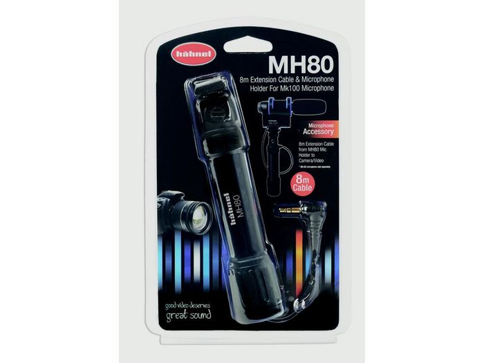 Hähnel Mh80, Microphone holder with 8m extension cable - W124396831