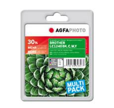 AgfaPhoto LC-1240 Value-Pack, BK,C,M,Y, Pages 3166, 46ml - W124445182