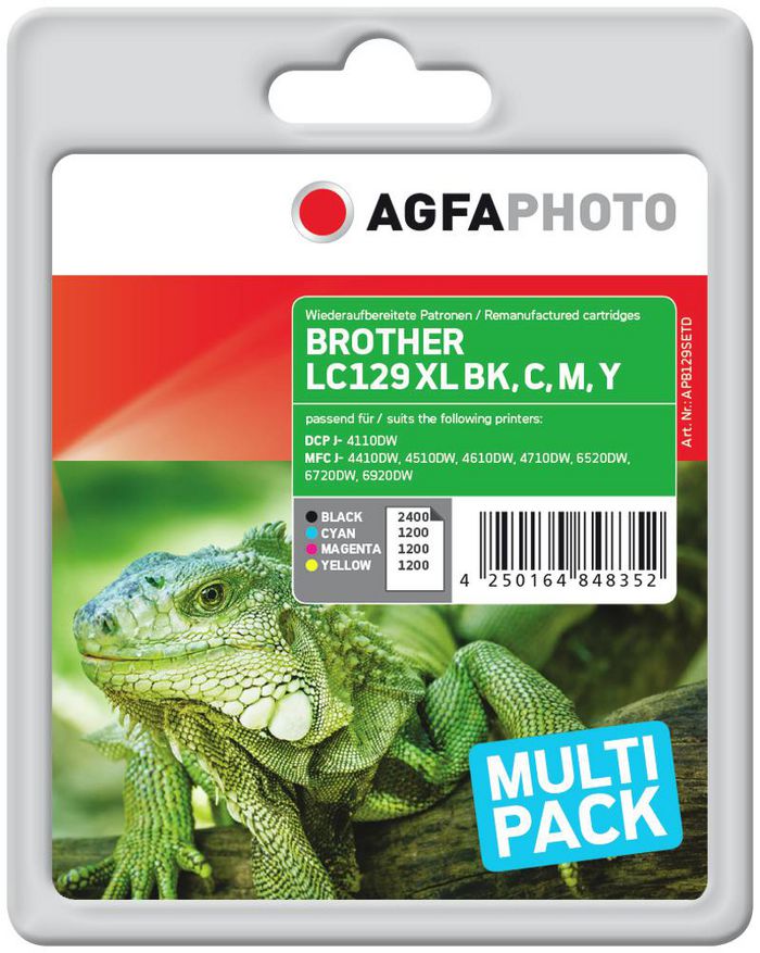 AgfaPhoto B/C/M/Y, 2400 + 3x 1200 page yield - W124445185