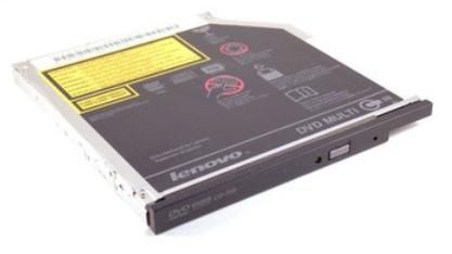 Lenovo DVD-RAM/RW drive, 9.5 mm, Black/Silver - W124414778