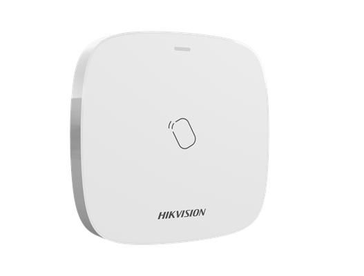 Hikvision DS-PTA-WL-868, 868 MHz, AES-128, RFID, 10 dBm, 3V DC, 4x AAA, IP65, 90.78x90.78x15.5 mm, white - W124448758