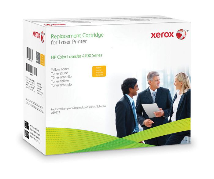 Xerox Yellow toner cartridge. Equivalent to HP Q5952A. Compatible with HP Colour LaserJet 4700 - W124394165