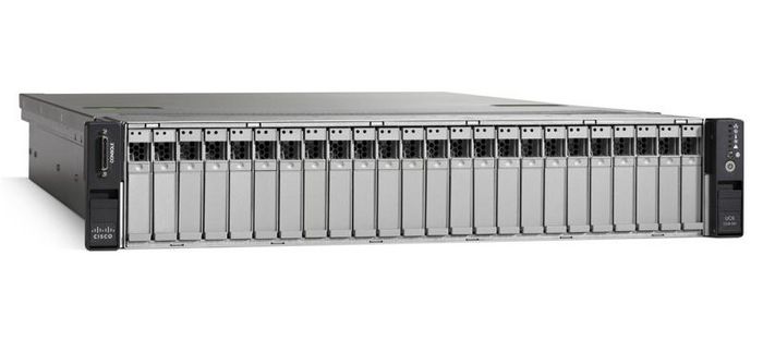 Cisco UCS C240 M3 SFF Rack-Mount Server, 2 x Xeon E5-2640 / 2.5 GHz, RAM 16 GB, SATA/SAS hot-swap 2.5", No HDD, Gigabit LAN - W124890690